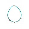 collier 7 eyes turquoise