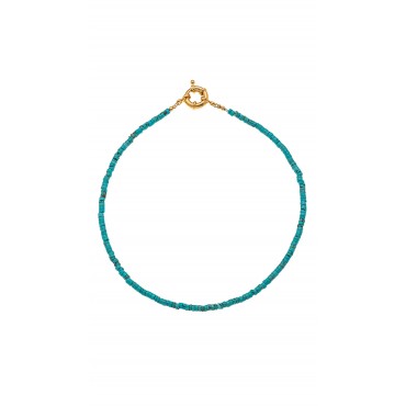 Collier St Barth Perles Turquoise