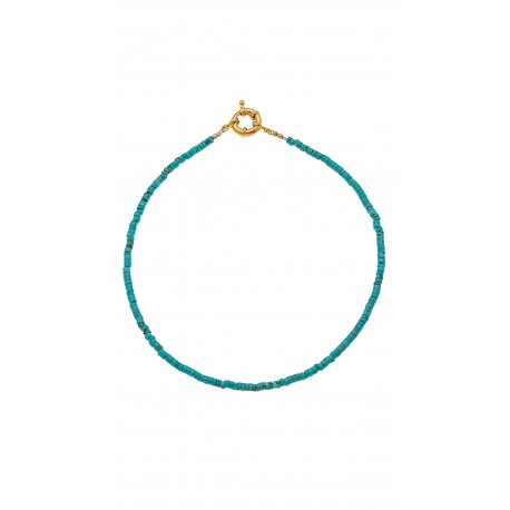 Collier St Barth Perles Turquoise