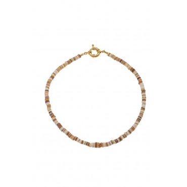Collier St Barth Perles Coquillage Naturel