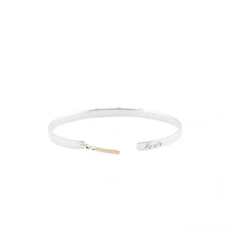 Jonc 3 pierres Turquoises 4mm