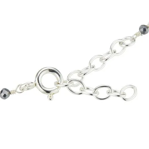 Bracelet Médaille Voyages Hématite