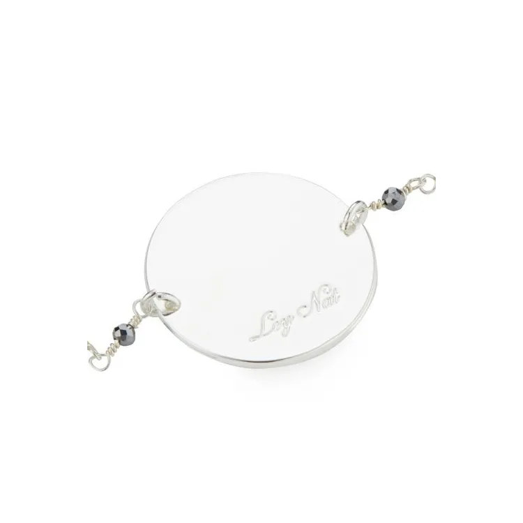 Bracelet Médaille Voyages Oeil de Tigre