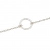 Bracelet Chaine Médaille Cercle Amour/Love