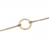 Bracelet Chaine Médaille Cercle Amour/Love