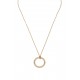 Collier chaîne cercle amour love