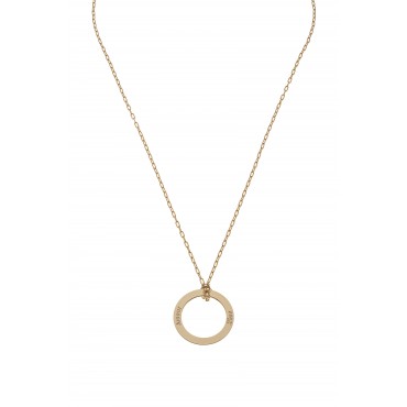Collier Chaine Médaille Cercle Amour/Love