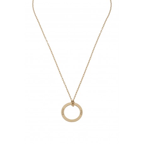 Collier Chaine Médaille Cercle Amour/Love