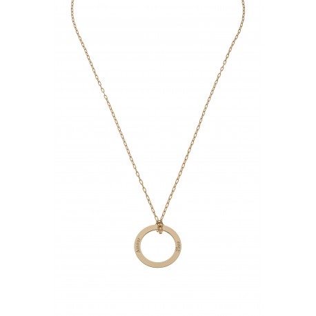 Collier Chaine Médaille Cercle Amour/Love