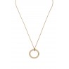 Collier Chaine Médaille Cercle Amour/Love