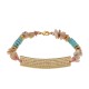 Jonc perles nacre rose Hugo 2