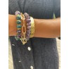 Bracelet melrose amalfi calcite verte amethyste