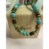 collier melrose capri oeil de tigre turquoise