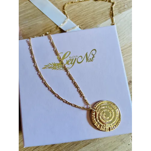 Médaille chaîne figaro hugo 1