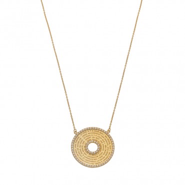Collier médaille précieux Victor Hugo