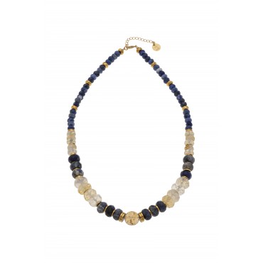 Collier Melrose Syracuse citrine /sodalite