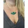 Collier birdy malachite