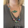 Collier birdy malachite