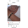 Collier Cosmic bicolore