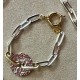 Bracelet médaille love is all