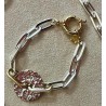 Bracelet médaille love is all