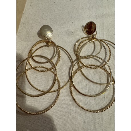 Boucles d’oreilles anneaux
