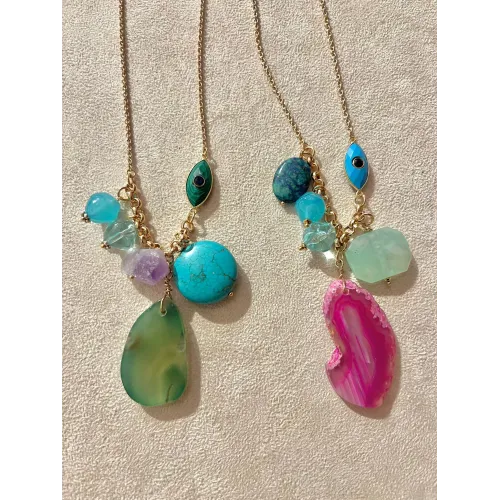 Collier agathe chaine