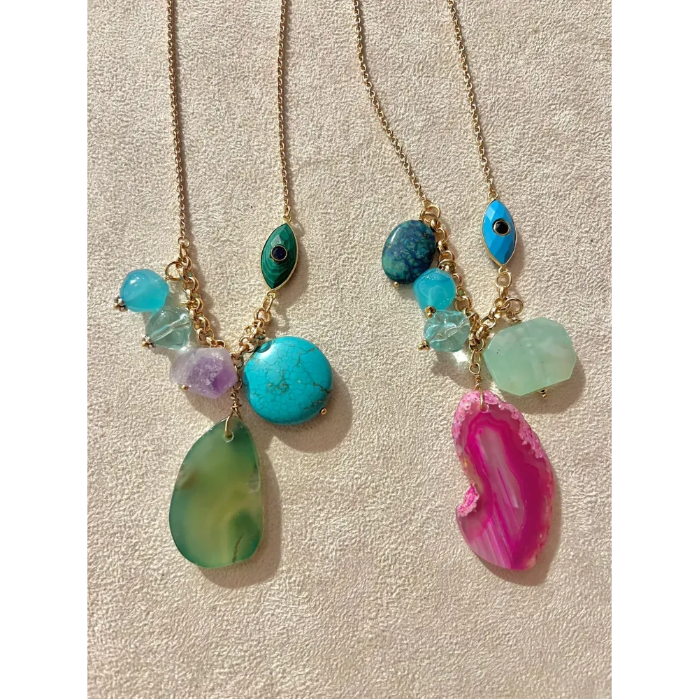 Collier agathe chaine