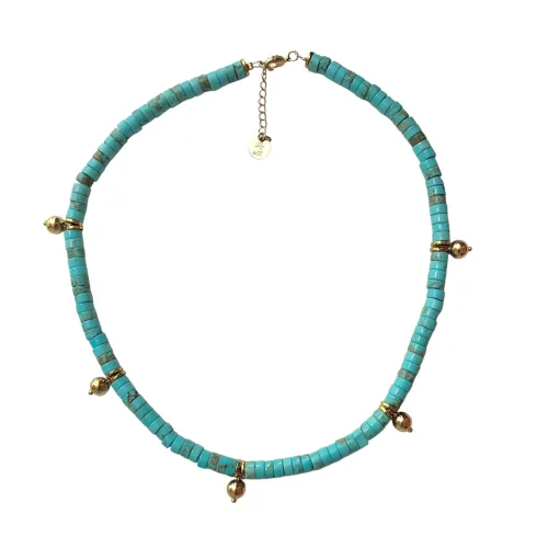Collier turquoise cosmic