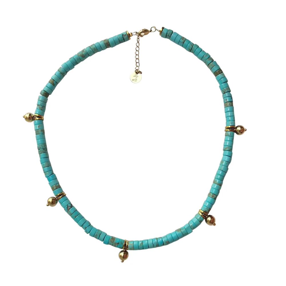 Collier turquoise cosmic