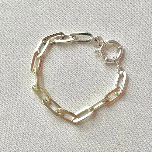 Bracelet maille forçat