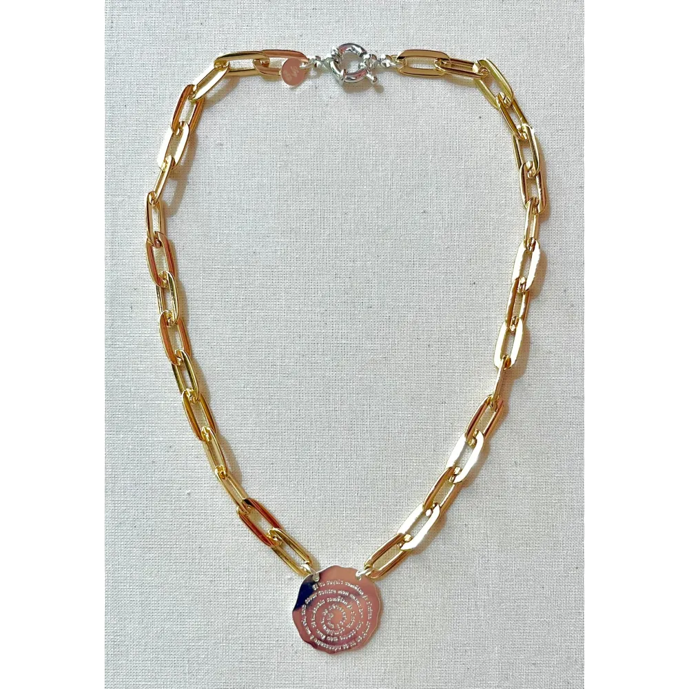 Collier hugo maille forcat
