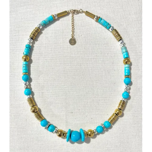 Collier cosmic turquoise