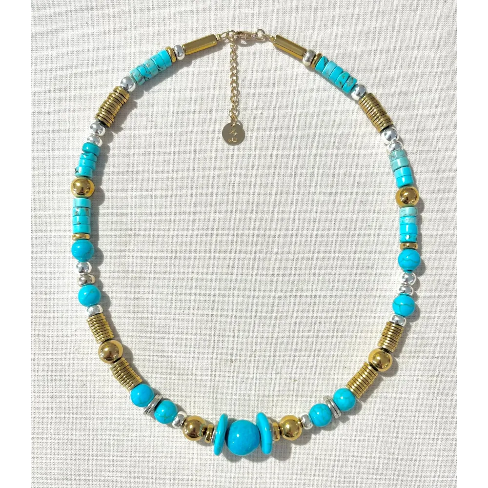 Collier cosmic turquoise