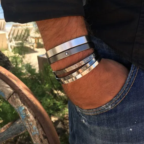 Jonc lisse 7 mm homme