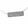 Collier plaque hugo 2