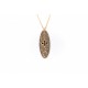 Collier fleur onyx